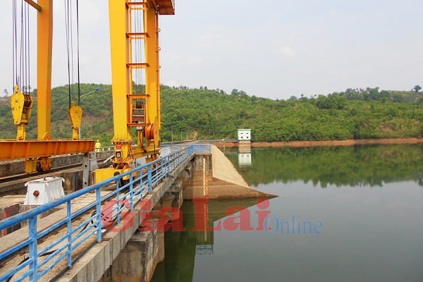 Hồ nước của thủy điện Sê San 3A Hồ nước của thủy điện Sê San 3A