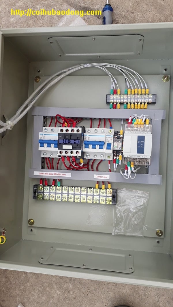 tủ điều khiển còi hú LK-JDW450 cho nhà máy thủy điện nhạn hạc