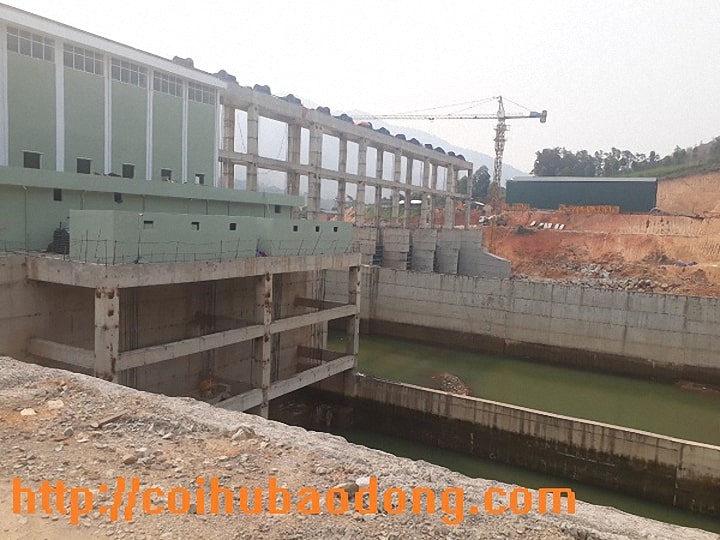 Công trình nhà máy thủy điện Mường Hung