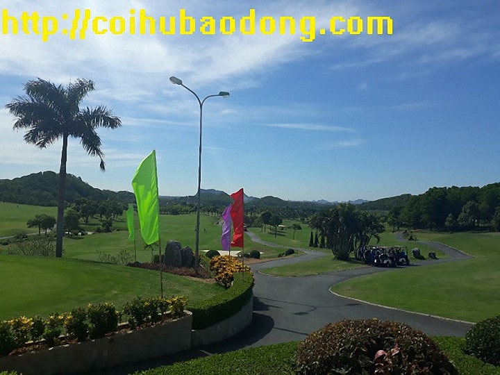 Khung cảnh sân golf Ninh Bình