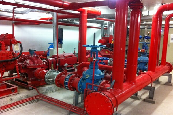 Hình ảnh về hệ thống cung cấp nước chữa cháy