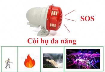 Giải mã sức hút của các loại còi hụ xé gió báo động