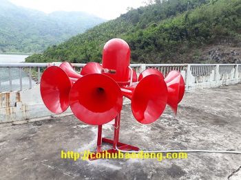 Hệ thống còi báo động STH10H cho Hồ chứa nước Hoa Sơn Khánh Hòa