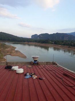 Lắp đặt còi hú công suất lớn LK-JDL550 cho thuỷ điện Cẩm Thủy 1